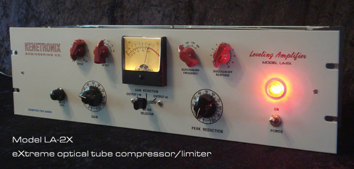 The Kenetek LA-2X eXtreme optical compressor/limiter